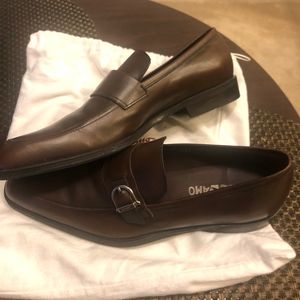 Brown leather Ferragamo Loafers